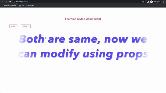 React Styled Components - 3 (Props Styles) смотреть онлайн