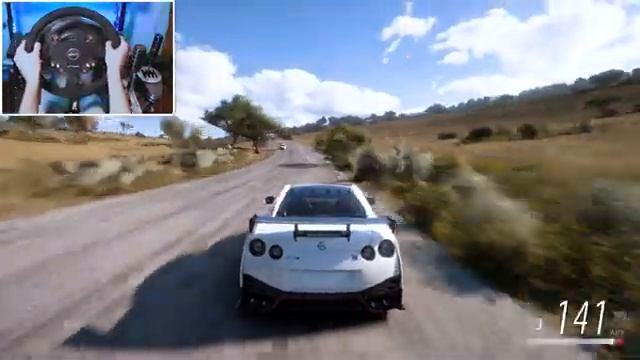 Stealing Nissan GT-R Nismo + Police Chase - Forza Horizon 5 (Steering Wheel + Shifter) Gameplay смотреть онлайн