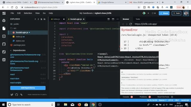 Build a Social Follow Component in React смотреть онлайн