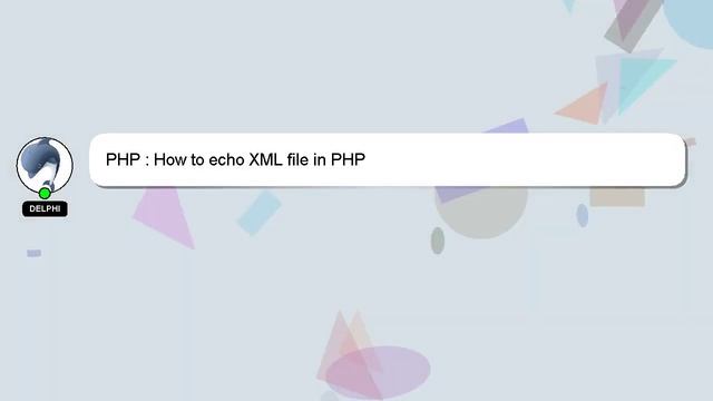 PHP : How to echo XML file in PHP смотреть онлайн