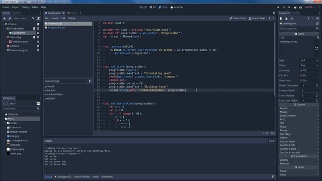 [Godot] Using Loading bars and threads (Tutorial) смотреть онлайн