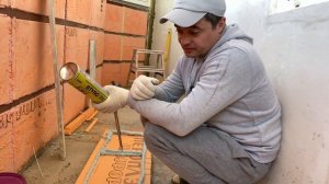 Как приклеить пеноплекс на потолок, на балконе