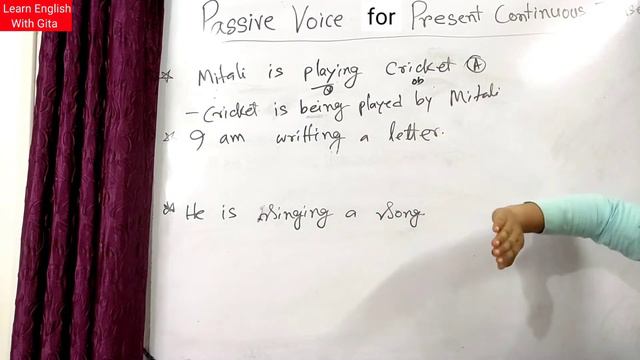 Active-Passive Voice for Present Continuous Tense | Bengali Explanation | смотреть онлайн