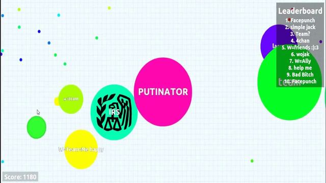 ТЕПЕРЬ Я - PUTINATOR! {AGAR.IO} смотреть онлайн