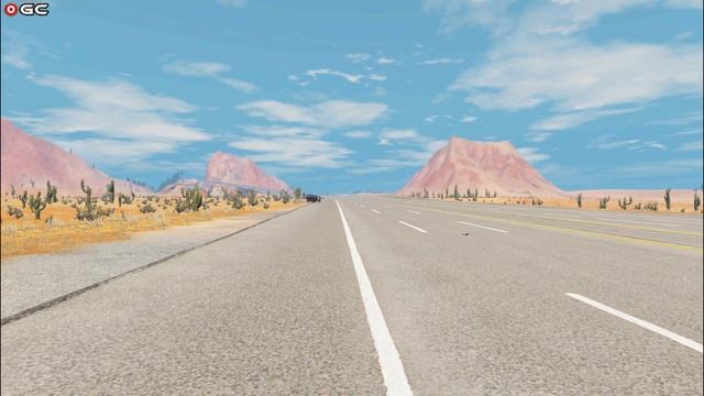 Cars VS Giant BUMP #1 Super Jump Driver - BeamNG Drive смотреть онлайн