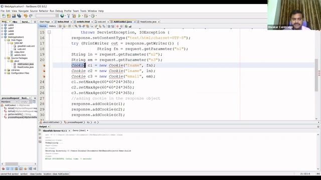 #P4|How to track System user using Cookies in Servlet|J2EE Laboratory смотреть онлайн