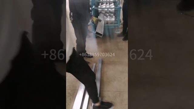 Профилегибочная машина для производства прямоугольных стальных труб, 3 размера в 1 машине смотреть онлайн