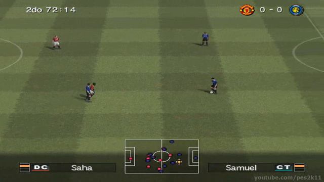 Pro Evolution Soccer 6 - INTER vs MANCHESTER UNITED смотреть онлайн