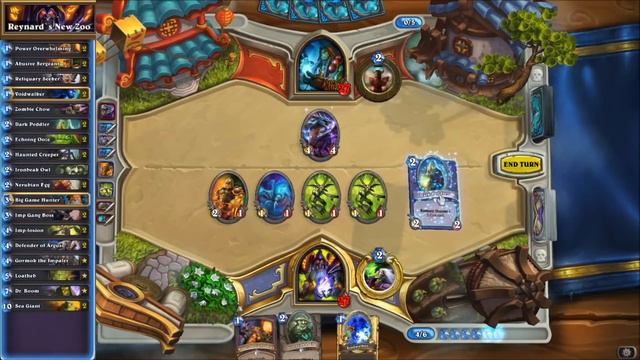 [Hearthstone] Reynad`s New Zoo Warlock Deck with LoE | incl. Decklist Top 5 NA Legend смотреть онлайн