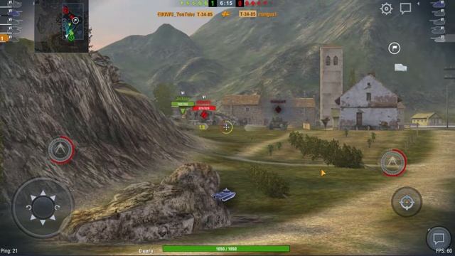 World of Tanks Blitz PVP битвы - Первый взгляд Обзор Летсплей Геймплей (android ios) смотреть онлайн