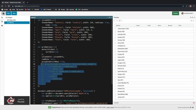 Row and Column Grouping for JavaScript Data Grid using AG Grid смотреть онлайн