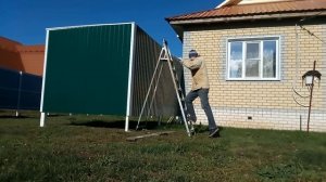 Декоративная планка для забора из профлиста С-8