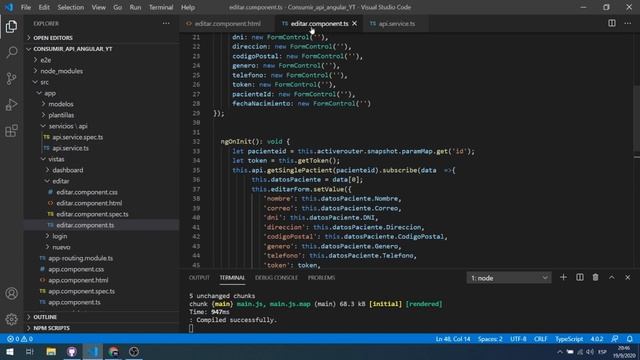 Consumir API REST desde Angular ? #11 - Metodo PUT y DELETE смотреть онлайн