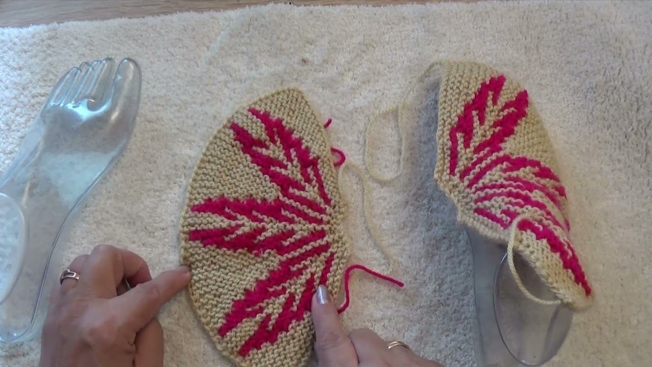 Как связать левый и правый тапочек? смотреть онлайн