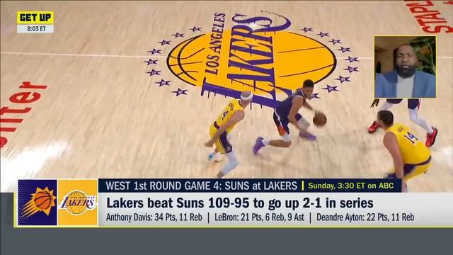 Lakers vs. Suns Game 3 highlights and Perk’s biggest takeaways | Get Up смотреть онлайн