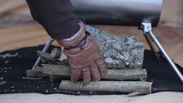 CAMPING A -15ºC EN TIENDA CALIENTE CON ESTUFA DE LEÑA, QUE CASI ACABA EN DESASTRE смотреть онлайн