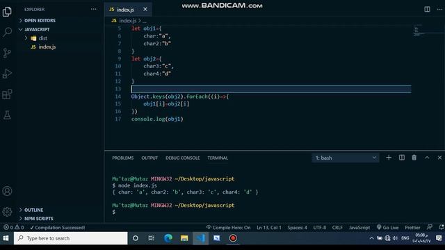 11.2 ECMAScript 6 | Merge Object Properties смотреть онлайн