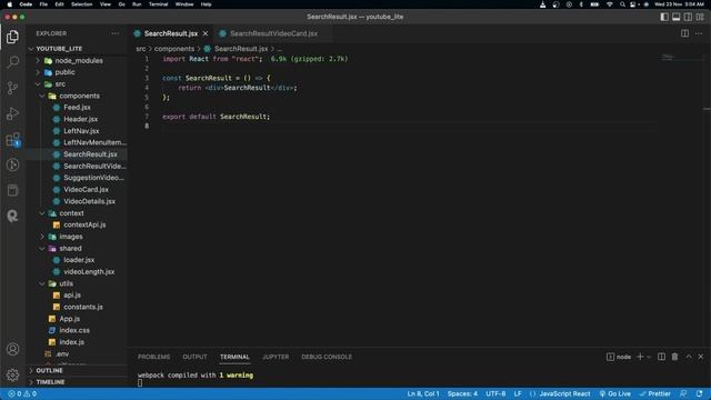 React Development Master Class | 2 Real World Projects (YouTube & Google Clone) with React, Tailwin смотреть онлайн