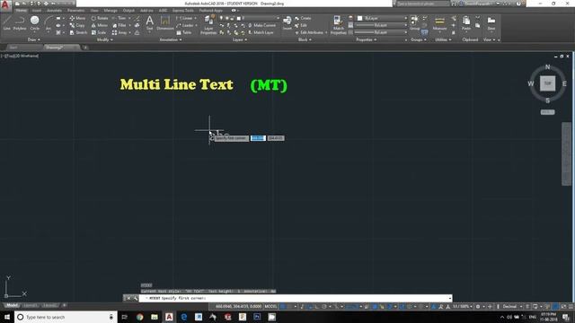 Auto CAD Beginners Tutorials 12 Annotations Tool of TEXT,MULTI LINE TEXT,TEXT STYLE смотреть онлайн