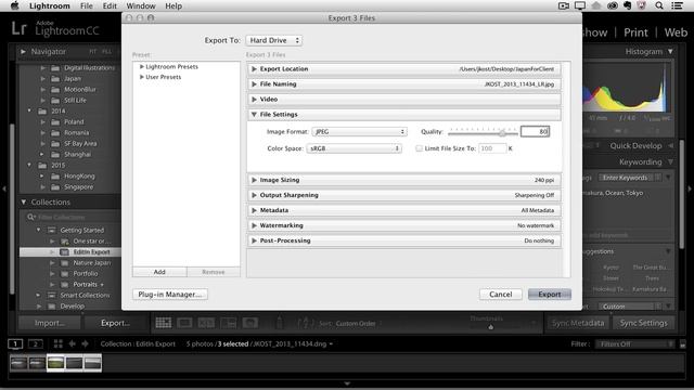 Lightroom CC - Exporting Images смотреть онлайн