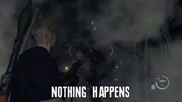 Throwing golden eggs at bosses - Resident Evil 4 Remake смотреть онлайн