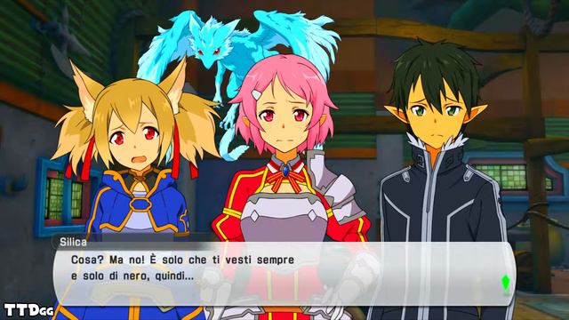Let's Play Sword Art Online Lost Song Gameplay ITA Parte 5 - Liti E Cibo - SAO Lost Song Gameplay