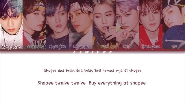 Shopee x Stray Kids | Shopee (Indonesia) 12.12 Birthday Sale (Color Coded Indo/Eng Lyrics) смотреть онлайн
