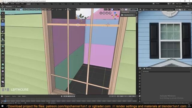 modeling a small house in blender 2.8 смотреть онлайн