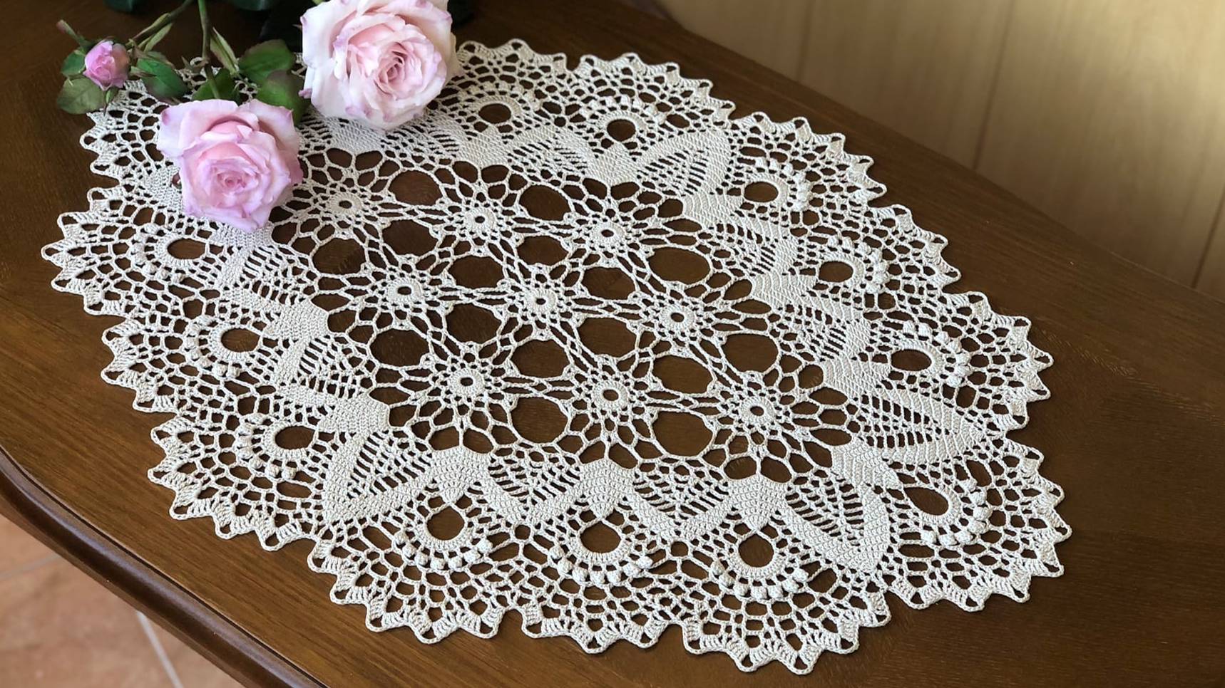 Подробный МК _Салфетка крючком _- Для начинающих. ЧАСТЬ 1. смотреть онлайн