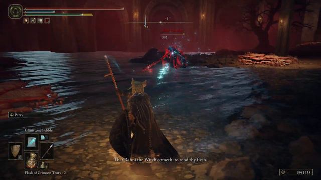 ELDEN RING™ - Baleful Shadow fight after talking to Miniature Ranni. смотреть онлайн