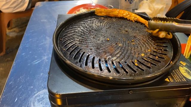 Морепродукты и шашлык в ресторане Lò Đất BBQ!