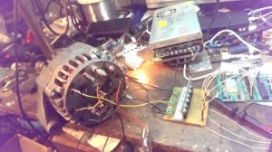 двигатель электровелосипеда из автомобильного генератора