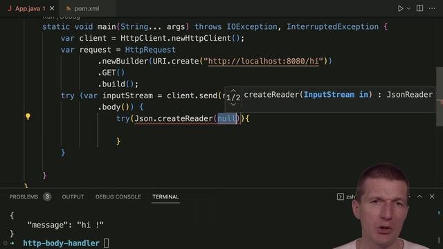 Receiving JSON with HttpClient and JSON-B #java смотреть онлайн