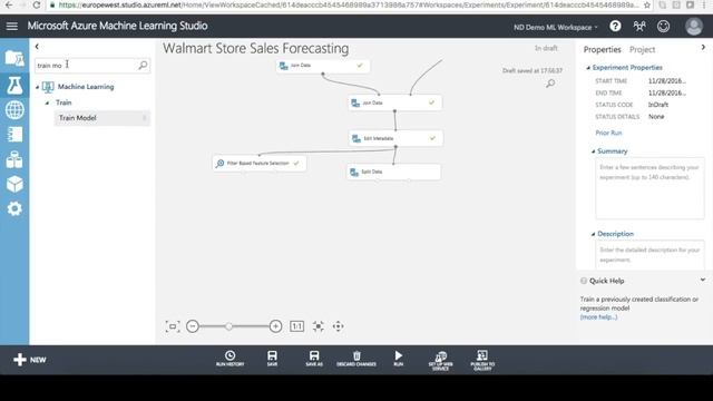 Azure Machine Learning Demo - Walmart Sales Forecast смотреть онлайн