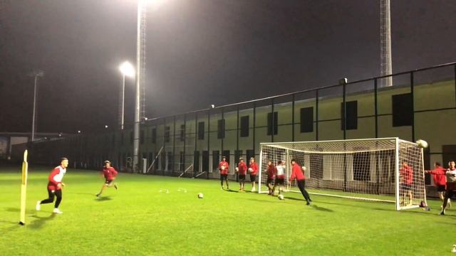Samsunspor U19 Team Funny Soccer Football Training Warm Up смотреть онлайн