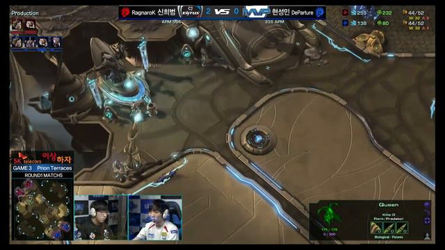 [SPL2016] RagnaroK(CJ) vs DeParture(MVP) Set3 Prion Terraces -EsportsTV, Starcraft 2 смотреть онлайн