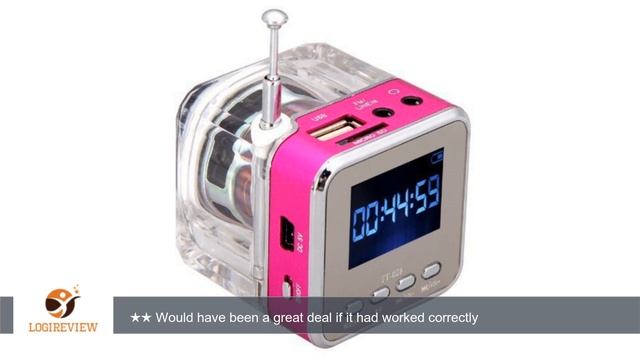 MeGooDo Mini Digital Portable Music MP3/4 Player Micro SD/TF USB Disk Speaker FM Radio Rose | смотреть онлайн
