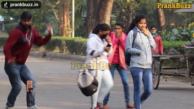 Scary Tiktok Prank on Cute Girls Part-4😱😱 Best TikTok Prank | PrankBuzz смотреть онлайн