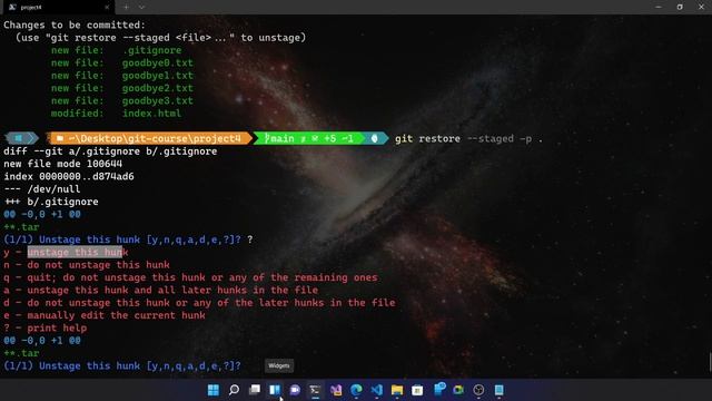10 - دوره آموزش Git - آشنایی با دستورات rm، clean، restore و revert смотреть онлайн