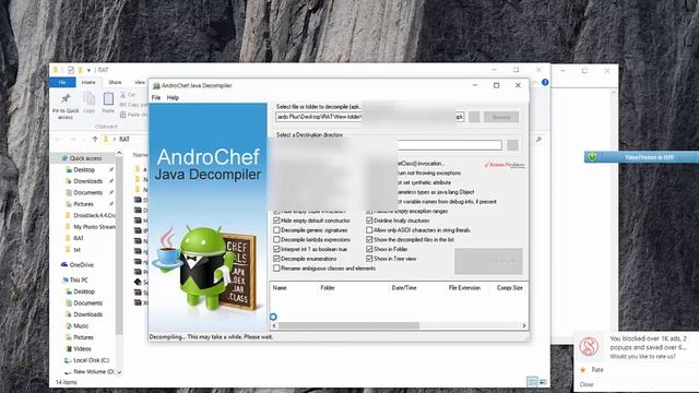 كهشف كردنی سیرفهری (DroidJack) به AndroChef Java Decompiler смотреть онлайн