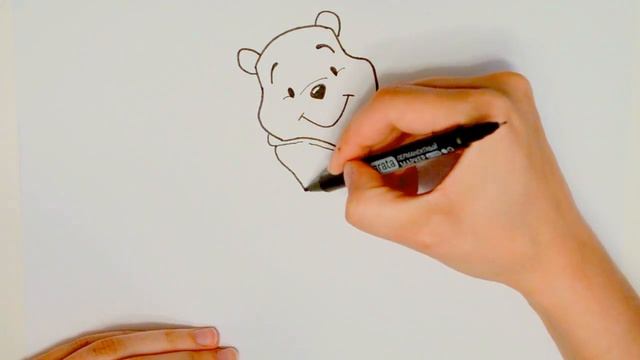 How to Draw Winnie The Pooh. Draw Winnie. Рисуем Винни смотреть онлайн