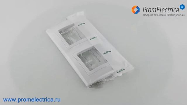 MGU2.004.18 Рамка Unica, 2-местная, белая Schneider Electric смотреть онлайн