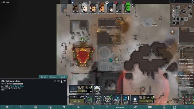 The Macabre Galleries | Rimworld: War on Christmas #14 смотреть онлайн