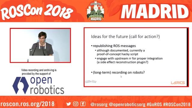 ROSCon 2018 Madrid Deterministic reversible debugging of ROS nodes with Mozilla rr смотреть онлайн