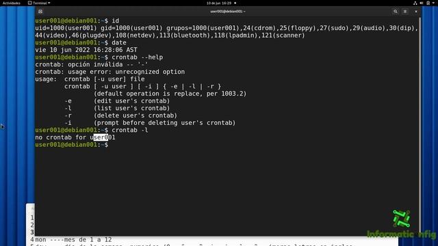 Curso de Linux desde cero para principiantes | JOBS: CRONTAB (video 38) смотреть онлайн