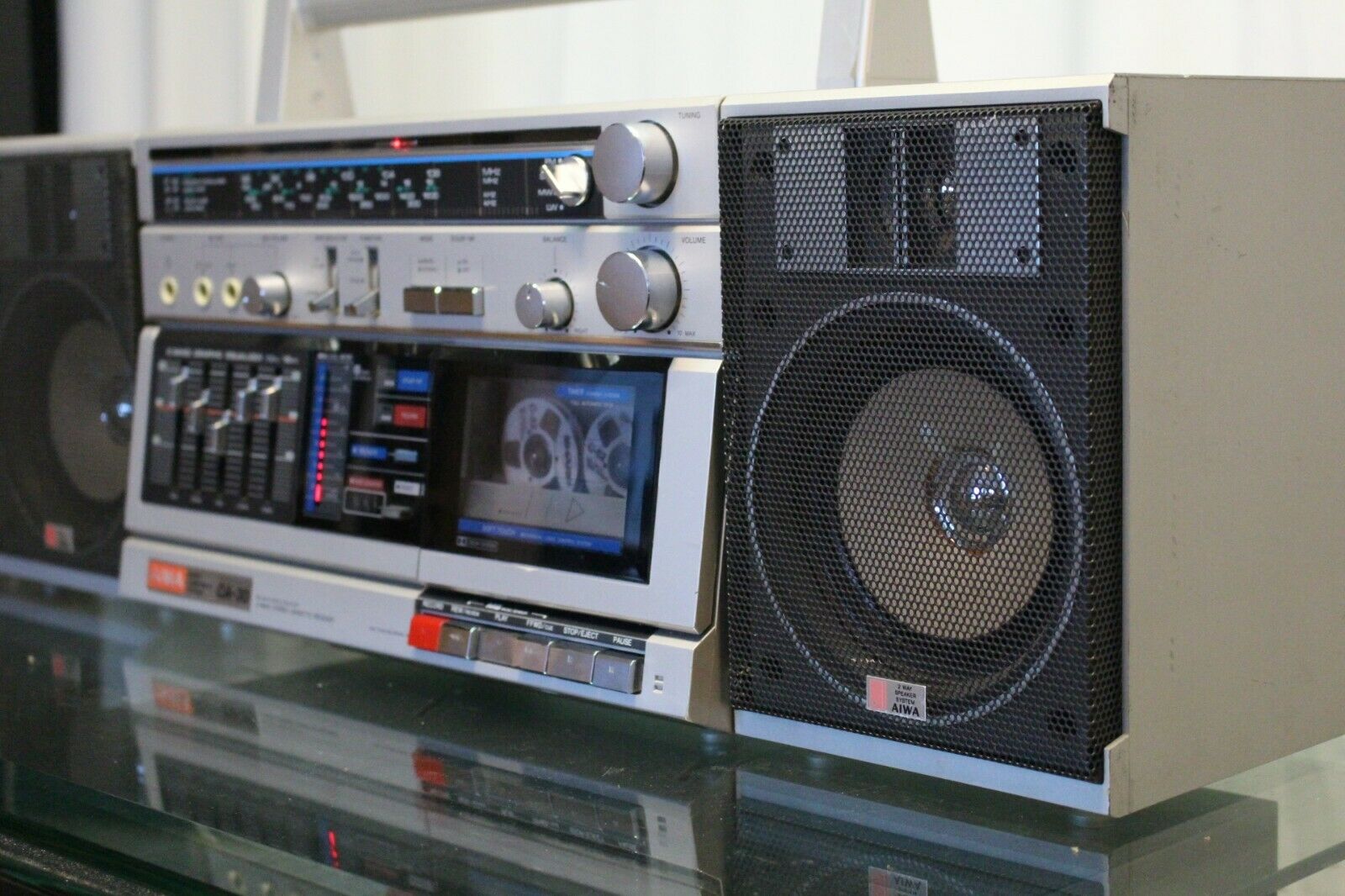 Aiwa Ca-30 Z Hifi Stéréo Cassette Ghettoblaster Boombox.