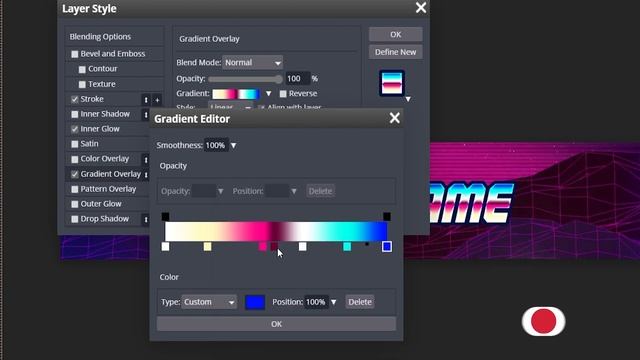 How to make a RETRO 80s BANNER EASILY for FREE! (Photopea/Photoshop) +Template смотреть онлайн