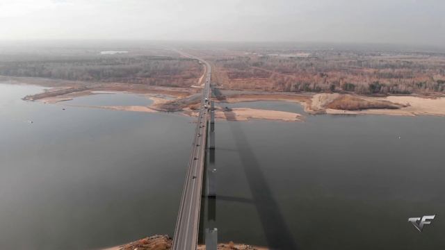 Аэросъемка Северного объезда города Новосибирск смотреть онлайн