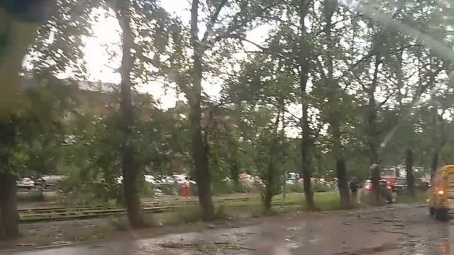 Ураган в Омске 13.07.2016. Последствия. смотреть онлайн