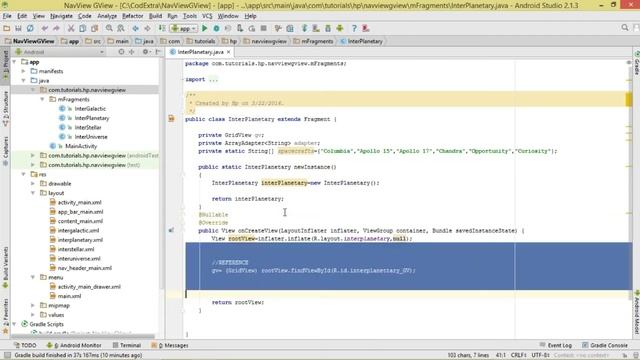 Android NavigationView Ep.02 : DrawerLayout - Show Fragments With GridViews смотреть онлайн